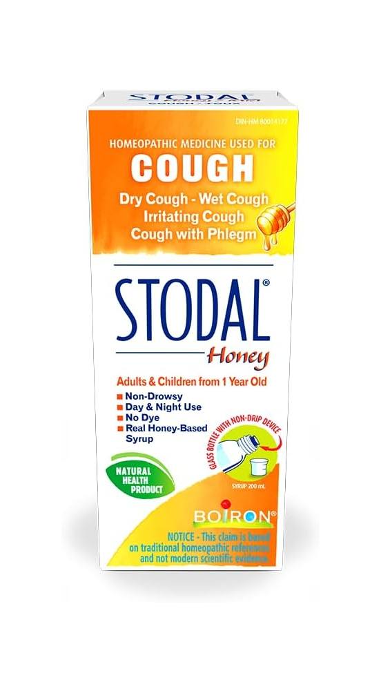 Boiron Stodal Cough Syrup Honey Adult