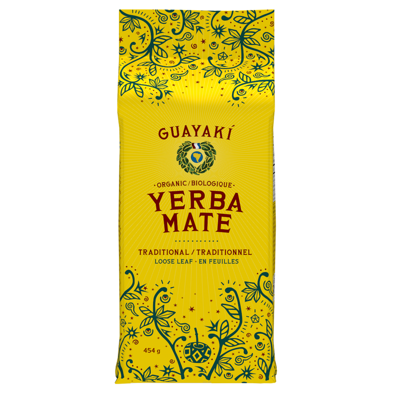 Guayaki Organic Traditional Yerba Mate Tea Bags - Loose Leaf 454g - Tea