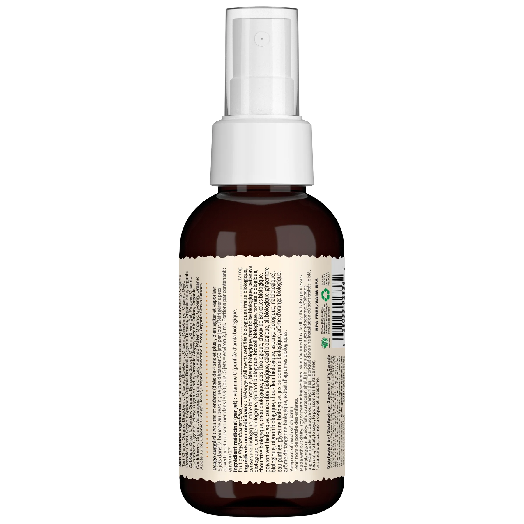 Mykind Organics - Spray bio à la vitamine C