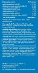 Progressive Perfect Probiotic 60 Billion Extra Strength with Perfect Prebiotic - 30 vegetable capsules - Probiotics