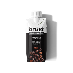 Brüst Cold Brew Protein Coffee - Dark Roast (12x330ml)