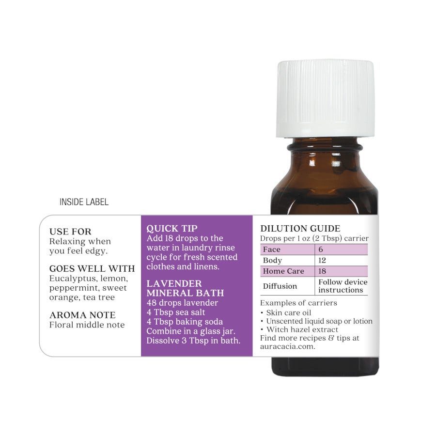 Aura Cacia Lavender Oil - 15ml - Personal Care