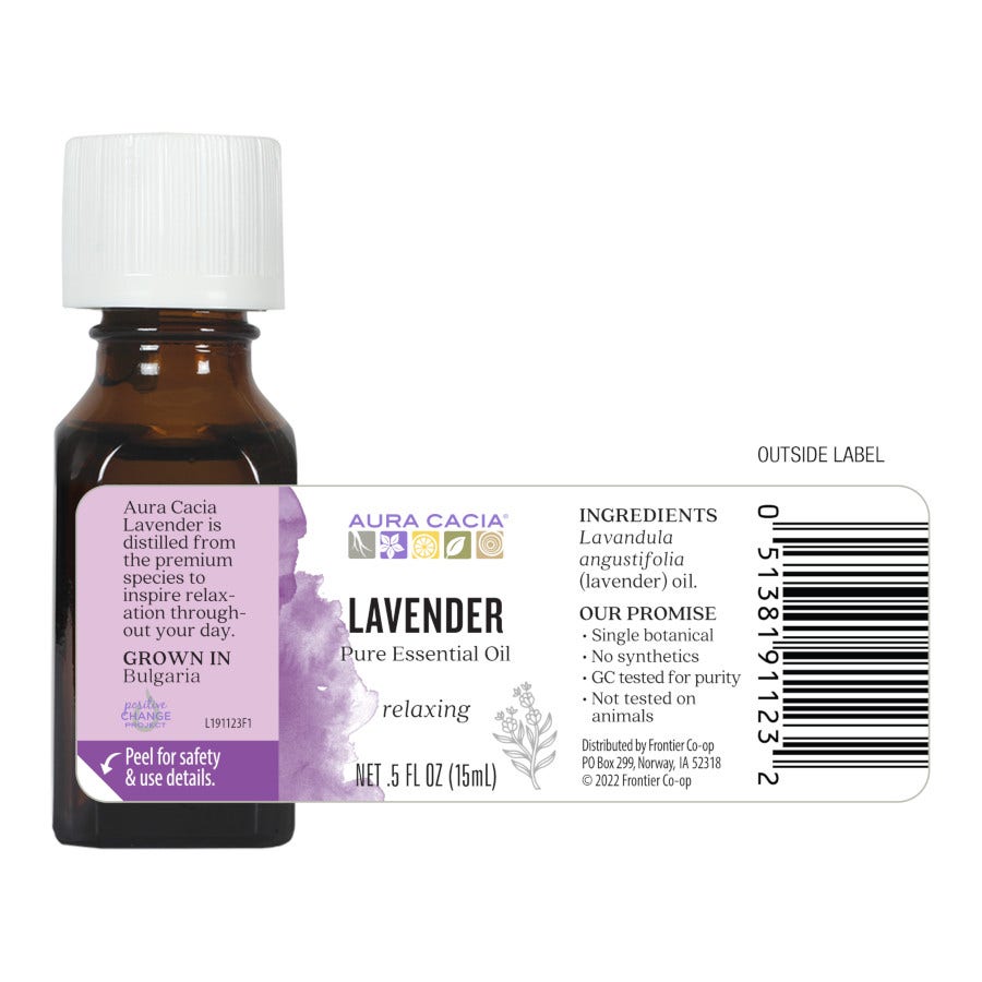 Aura Cacia Lavender Oil - 15ml - Personal Care