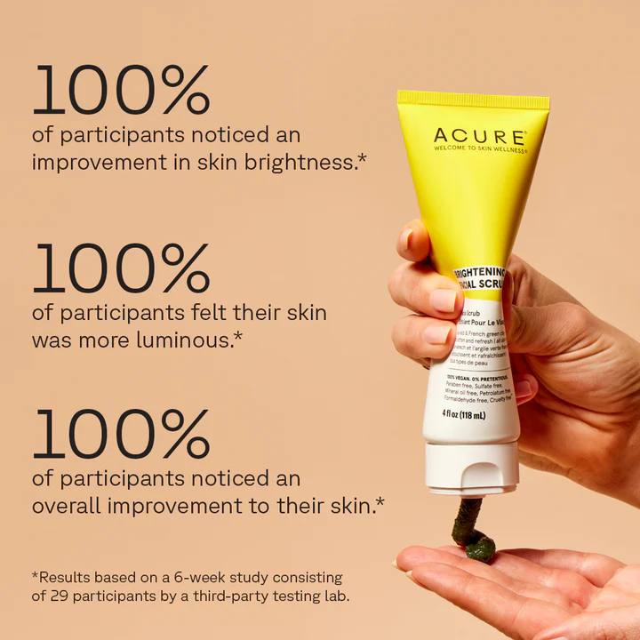 Acure Brightening Facial Scrub 118ml