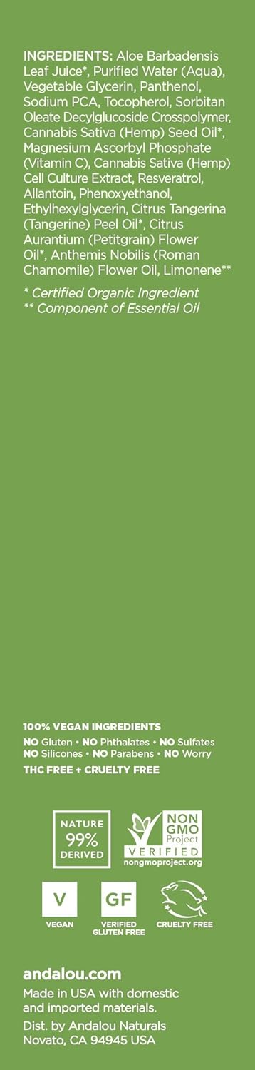 Andalou Naturals CannaCell Hydrating Toner