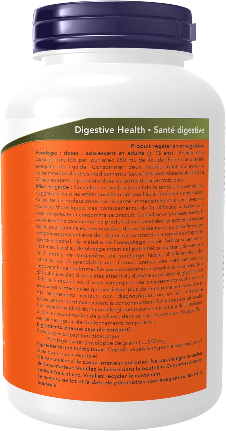 NOW Psyllium Husk 500mg