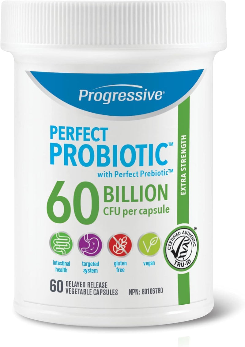 Progressive Perfect Probiotic 60B 60 vegetable capsules