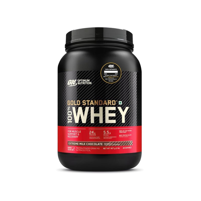 Optimum Nutrition Gold Standard 100% Whey Protein Extreme Milk Chocolate / 2lbs