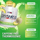 EHP Labs OxyShred Non-Stim - Honeydew Melon 60 servings 05 24 2025 - Workout Supplement