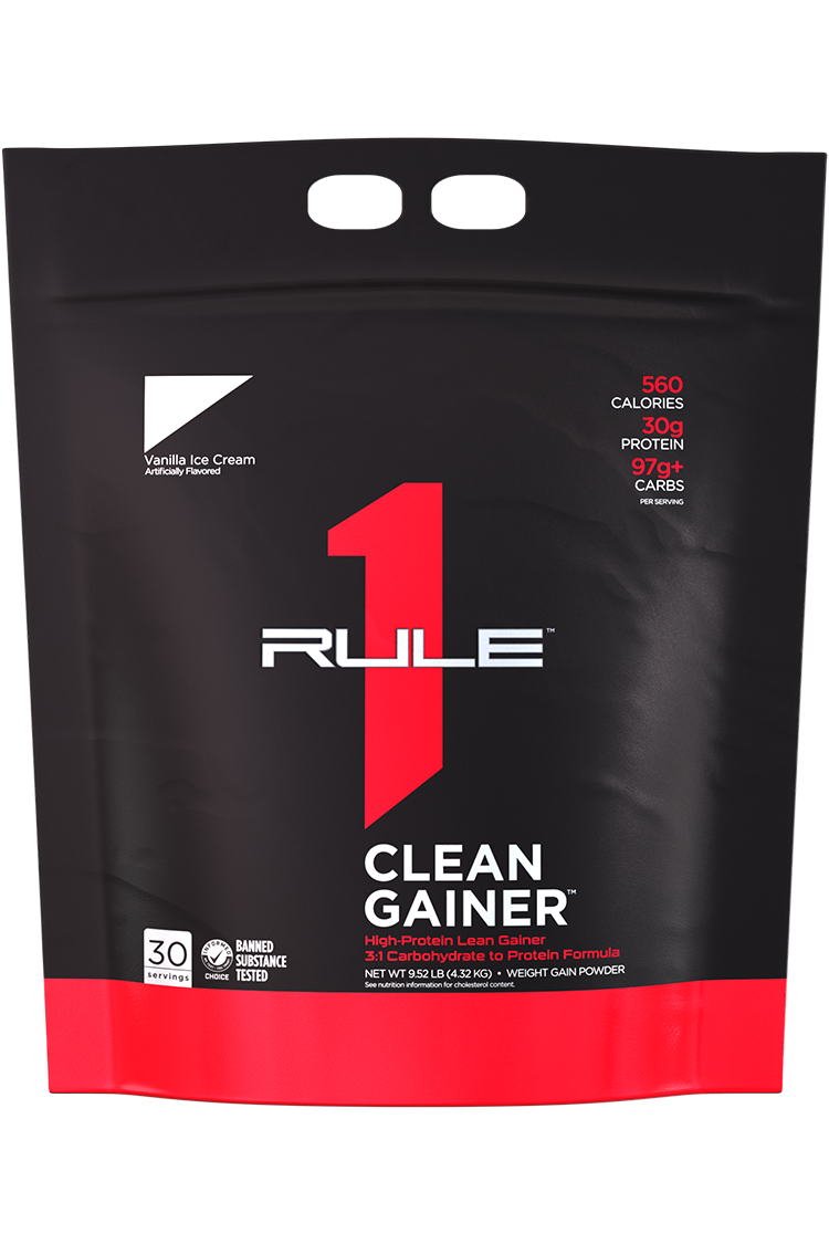 Rule 1 Clean Gainer - Vanilla Ice Cream 30 servings - Mass Gainer