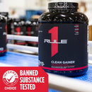 Rule 1 Clean Gainer - Vanilla Ice Cream 30 servings - Mass Gainer