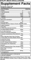 Rule 1 PreLift - Black Cherry Limeade 30 servings - Pre-Workout
