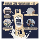 Fairlife Core Power High Protein Shake - Vanilla Pack of 12 - Protein Shake