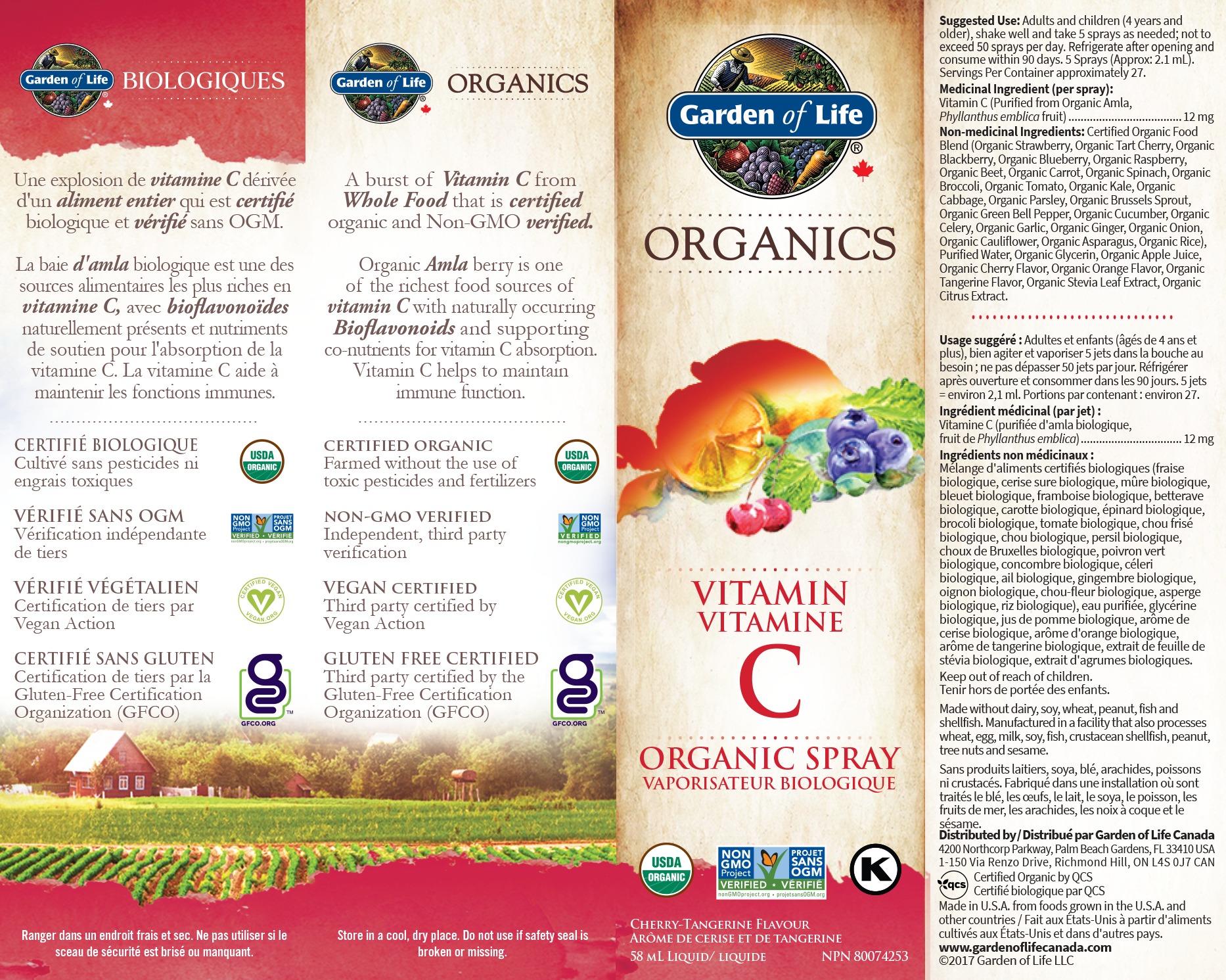 Mykind Organics – Vitamin C Bio-Spray