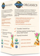 Garden of Life Organics Turmeric - 60 Vegan Tablets - Herbals