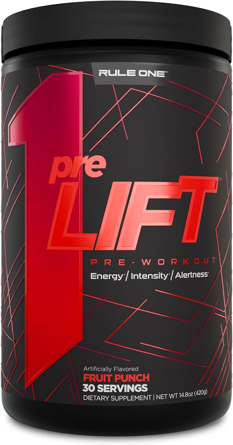 Rule 1 PreLift - Fruit Punch 30 servings - Pre-Workout