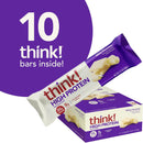 Think! High Protein Bars - White Chocolate 10-Pack - - Protein snacks