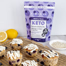 Flourish Keto Pancake & Waffle Mix - Blueberry 283g - Pancake Mix