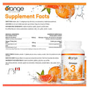 Orange Naturals Omega-3 Fish Oil 400/200mg - 90 Softgels - Omega 3