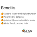 Orange Naturals Thyroid Spark - 60 Vegetarian Capsules - Thyroid Support