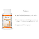 Orange Naturals Magnesium Glycinate 180mg - 60 Vegetarian Capsules - Magnesium