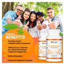 Orange Naturals L-Theanine 250mg - 60 Vegetarian Capsules - Stress Management
