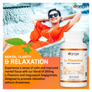 Orange Naturals L-Theanine 250mg - 60 Vegetarian Capsules - Stress Management