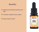 Orange Naturals Kids D3 Drops - Orange 15 ml - Vitamin D