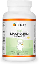 Orange Naturals Kids Magnesium 50mg - Tangerine 120 Chewable Tablets - Magnesium