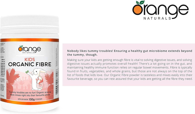 Orange Naturals Kids Organic Fibre - 150g - Enzymes