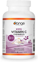 Orange Naturals Kids Vitamin C + Elderberry - 90 Chewable Tablets - Vitamin C