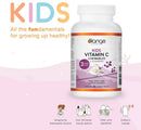 Orange Naturals Kids Vitamin C + Elderberry - 90 Chewable Tablets - Vitamin C