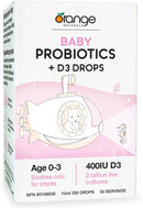 Orange Naturals - Baby Probiotics + D3 Drops - 10 ml - Probiotics