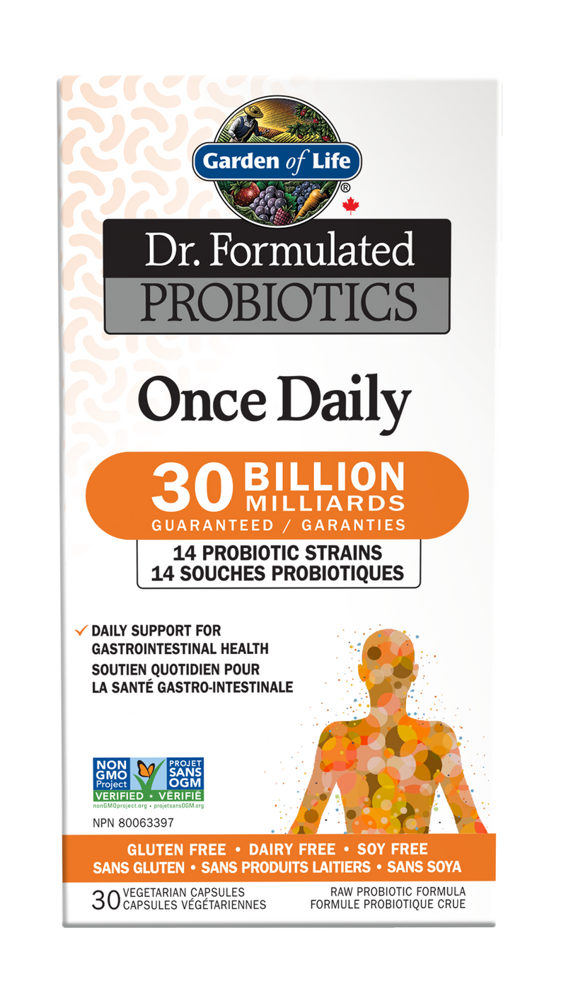Garden Of Life Dr. Probiotiques formulés une fois par jour 30B