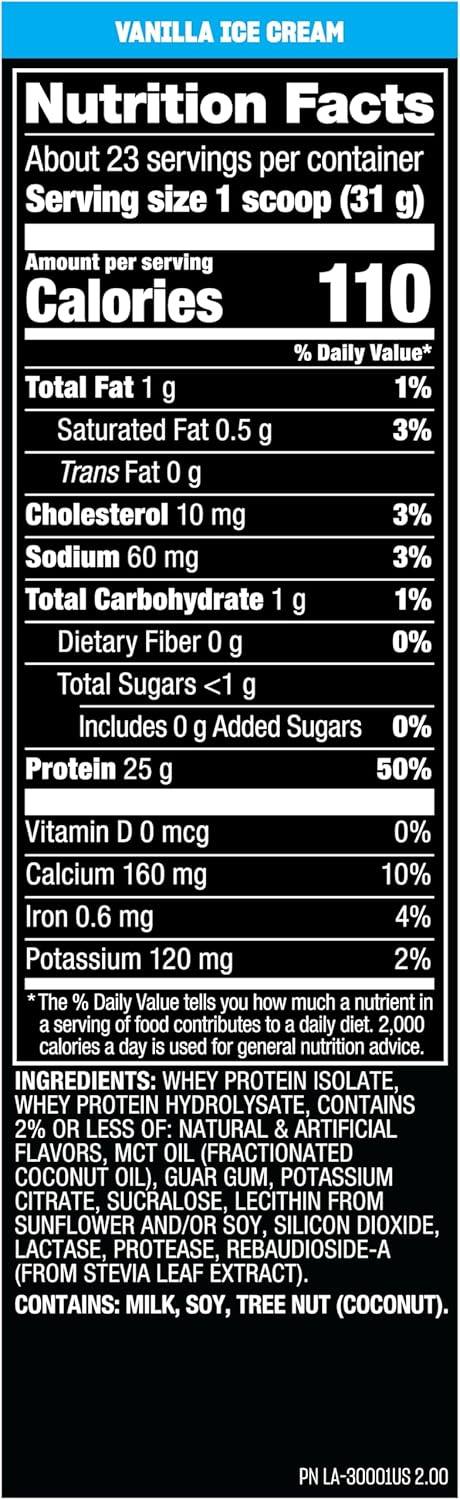 Mutant Iso Surge Vanilla Ice Cream / 1.6 lbs