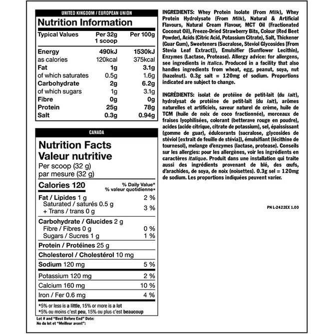 Mutant Iso Surge Strawberry Milkshake / 1.6 lbs