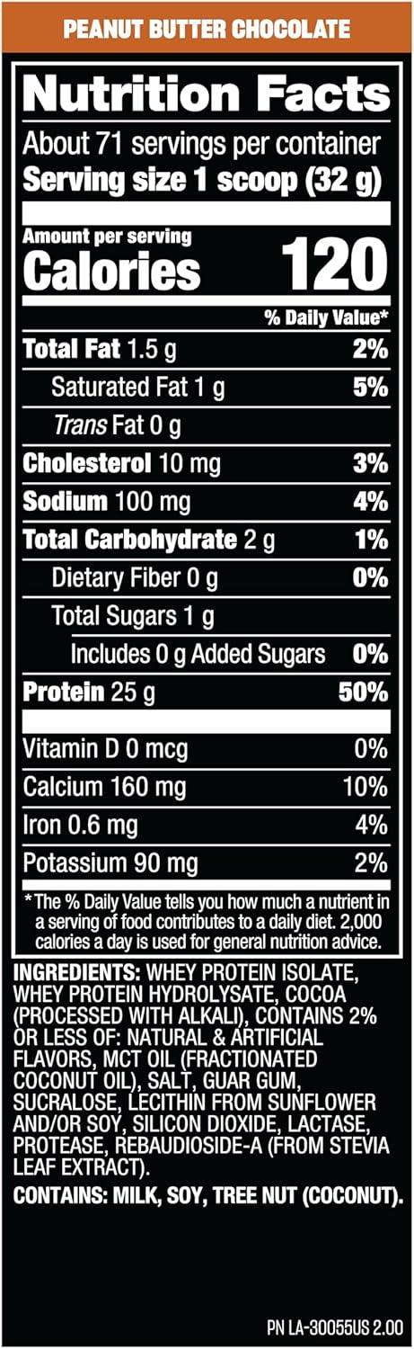 Mutant Iso Surge Peanut Butter Chocolate / 5 lbs