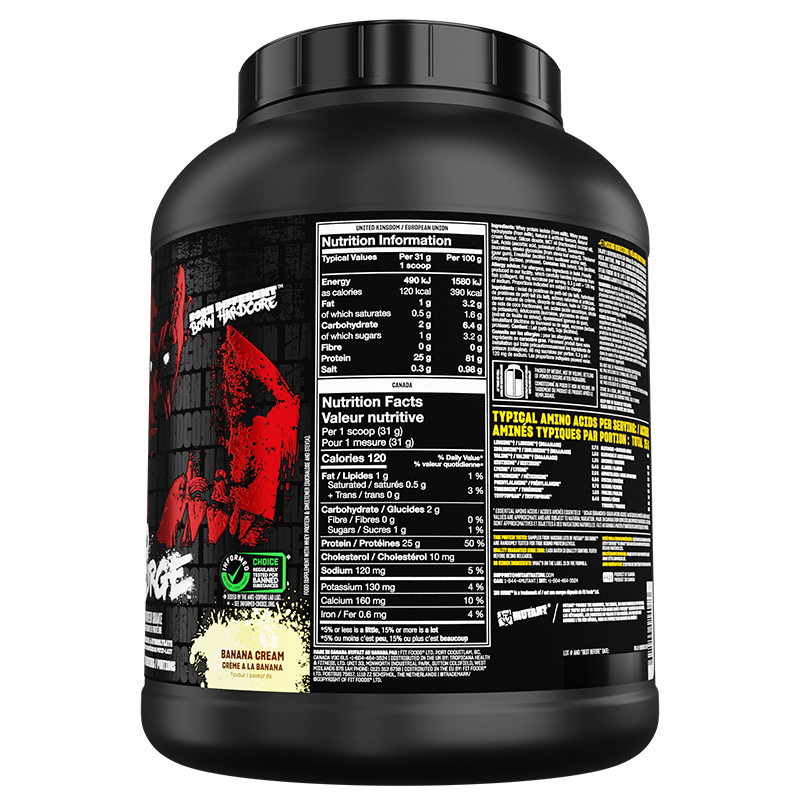 Mutant IsoSurge - Banana Cream 5 lbs - Protein Powder