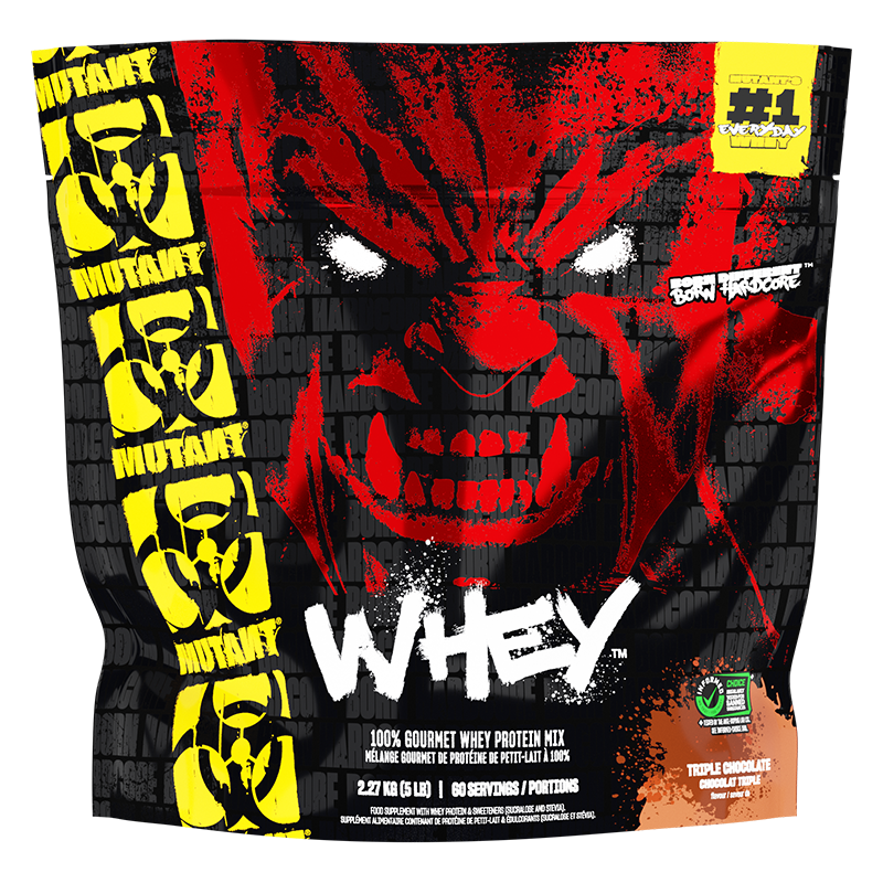 Mutant Whey - Triple Chocolate + Chocolate Fudge Brownie 4 lbs - Protein Powder