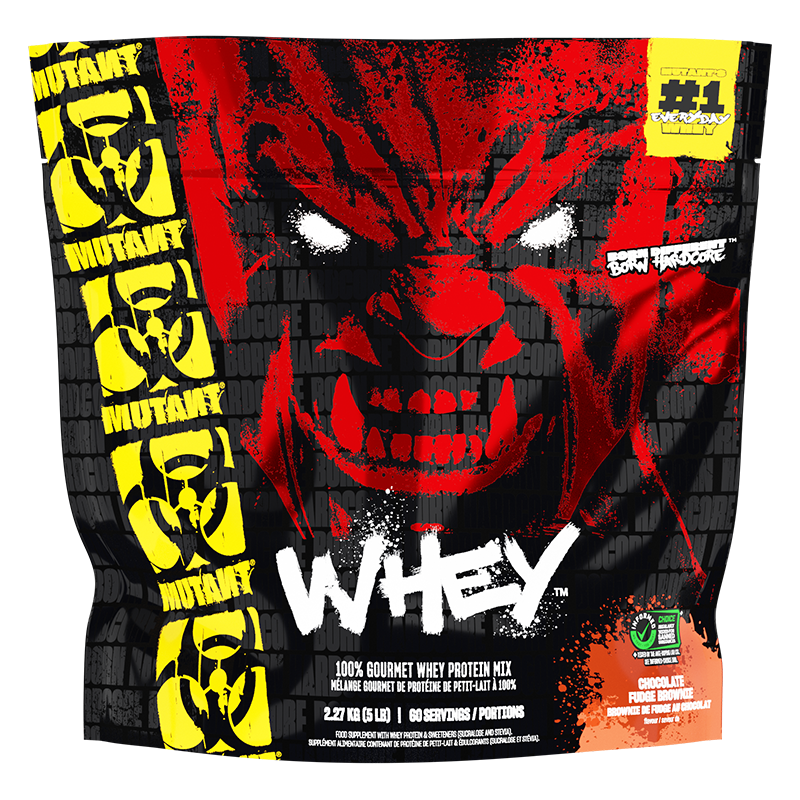 Mutant Whey - Triple Chocolate + Chocolate Fudge Brownie 4 lbs - Protein Powder