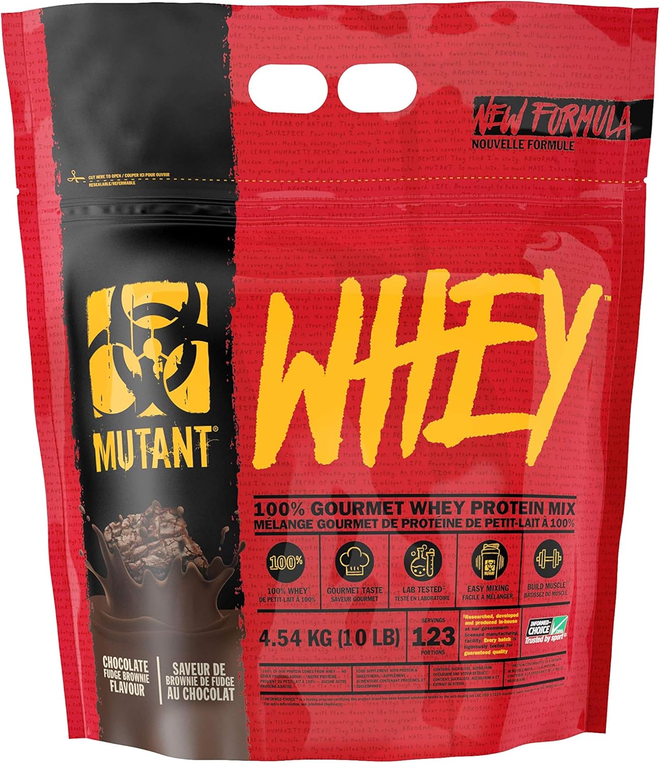 Mutant Whey - Chocolate Fudge 10 lbs - Protein Powder