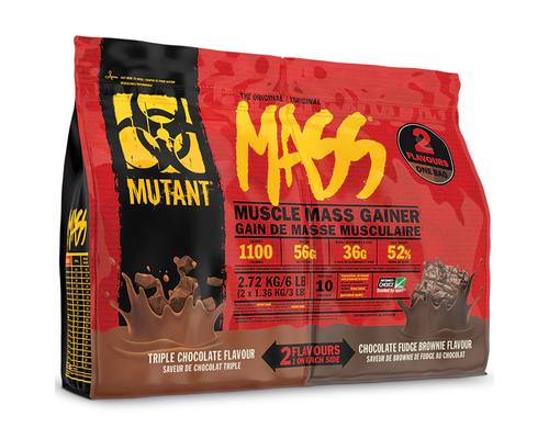 Mutant Mass Triple Chocolate + Chocolate Fudge Brownie / 6 lbs