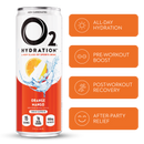 O2 Hydration Sports Recovery Drink - Orange Mango 354ml - Energy Drinks