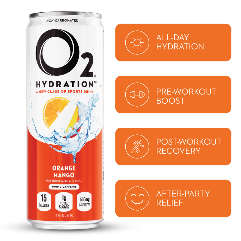 O2 Hydration Sports Recovery Drink