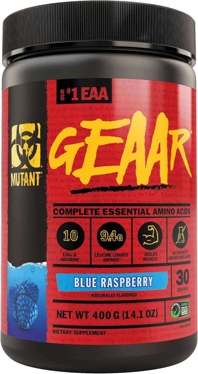 Mutant GEAAR - Blue Raspberry 400g - Post-workout