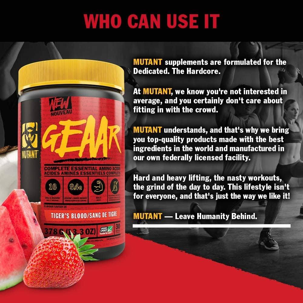 Mutant GEAAR - Sweet Iced Tea 378g - Post-workout