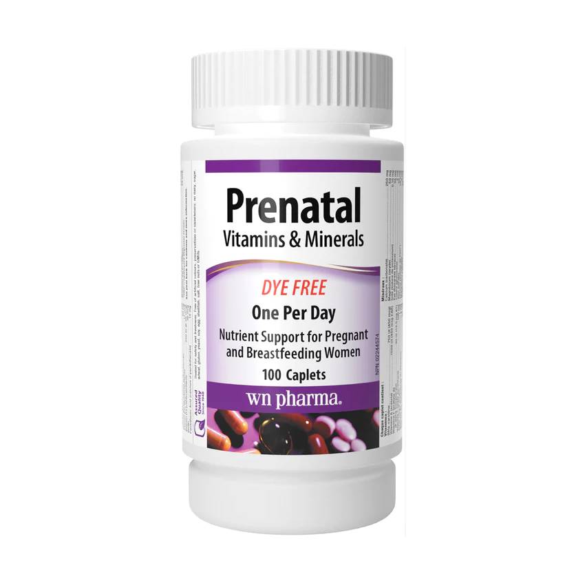 Webber Naturals Prenatal Vitamins & Minerals One Per Day 35 mg Iron 100 Caplets