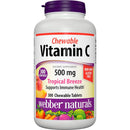 Webber Naturals Chewable Vitamin C - 300 Chewable Tablets Tropical Breeze - Vitamin C