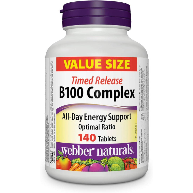 Webber Naturals B100 Complex 90 Tablets