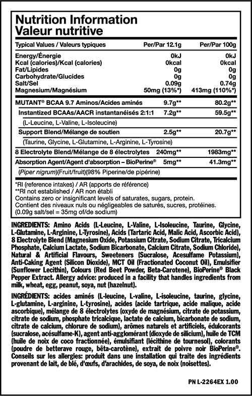 Mutant BCAA 9.7 - Sweet Iced Tea 90 Servings - BCAA